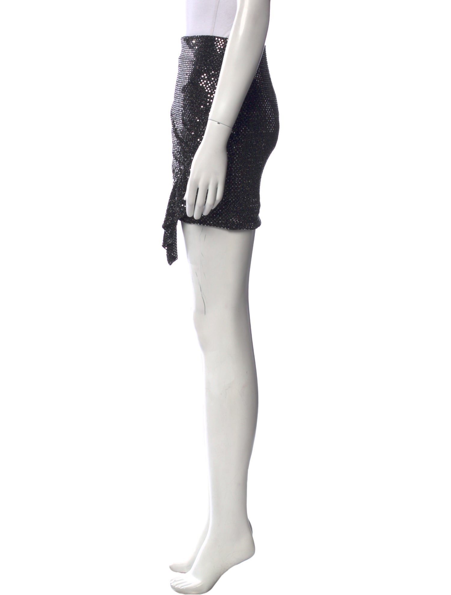 Iro Nylon Mini Skirt