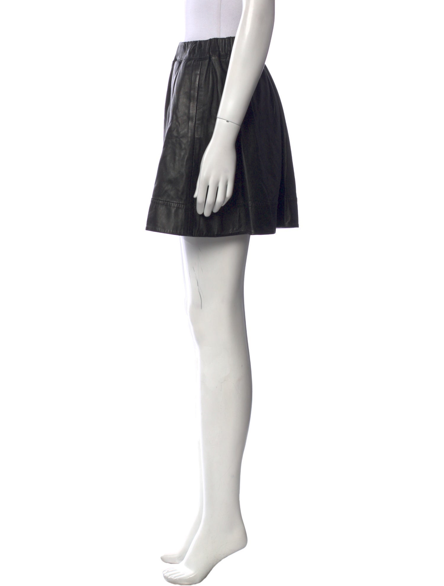 Iro Lamb Leather Mini Skirt