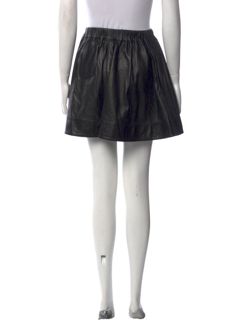 Iro Lamb Leather Mini Skirt
