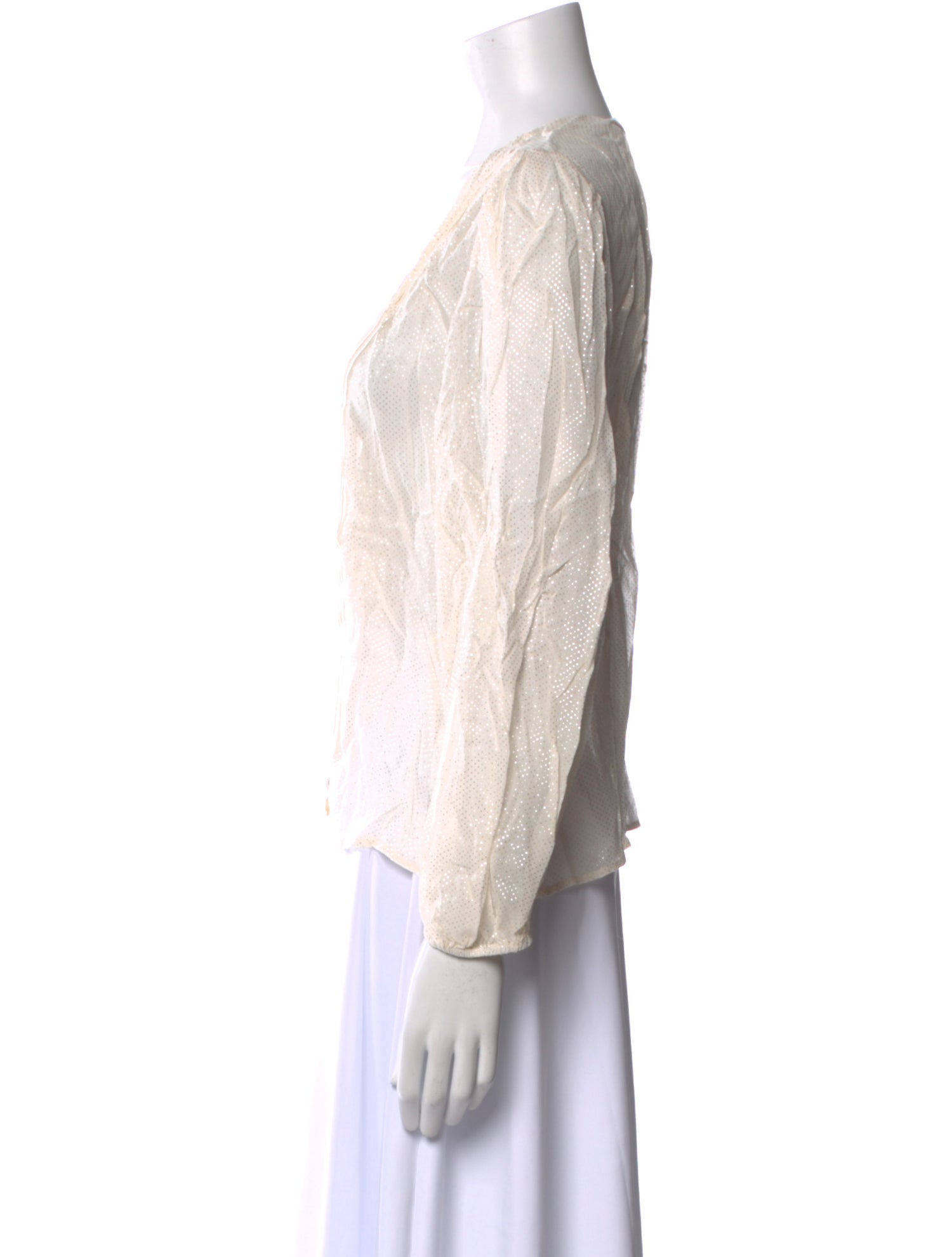 Iro V-Neck Long Sleeve Blouse w/ Tags