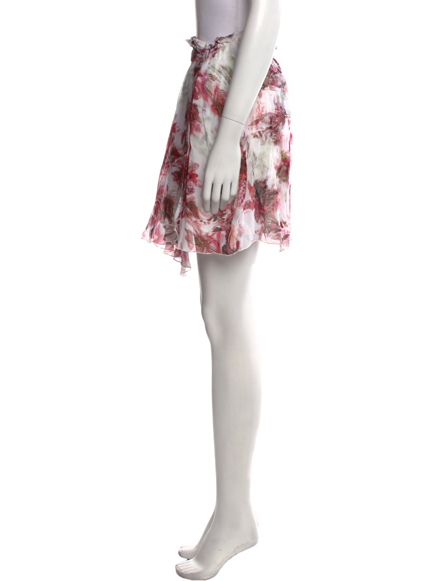 Iro Floral Print Mini Skirt w/ Tags