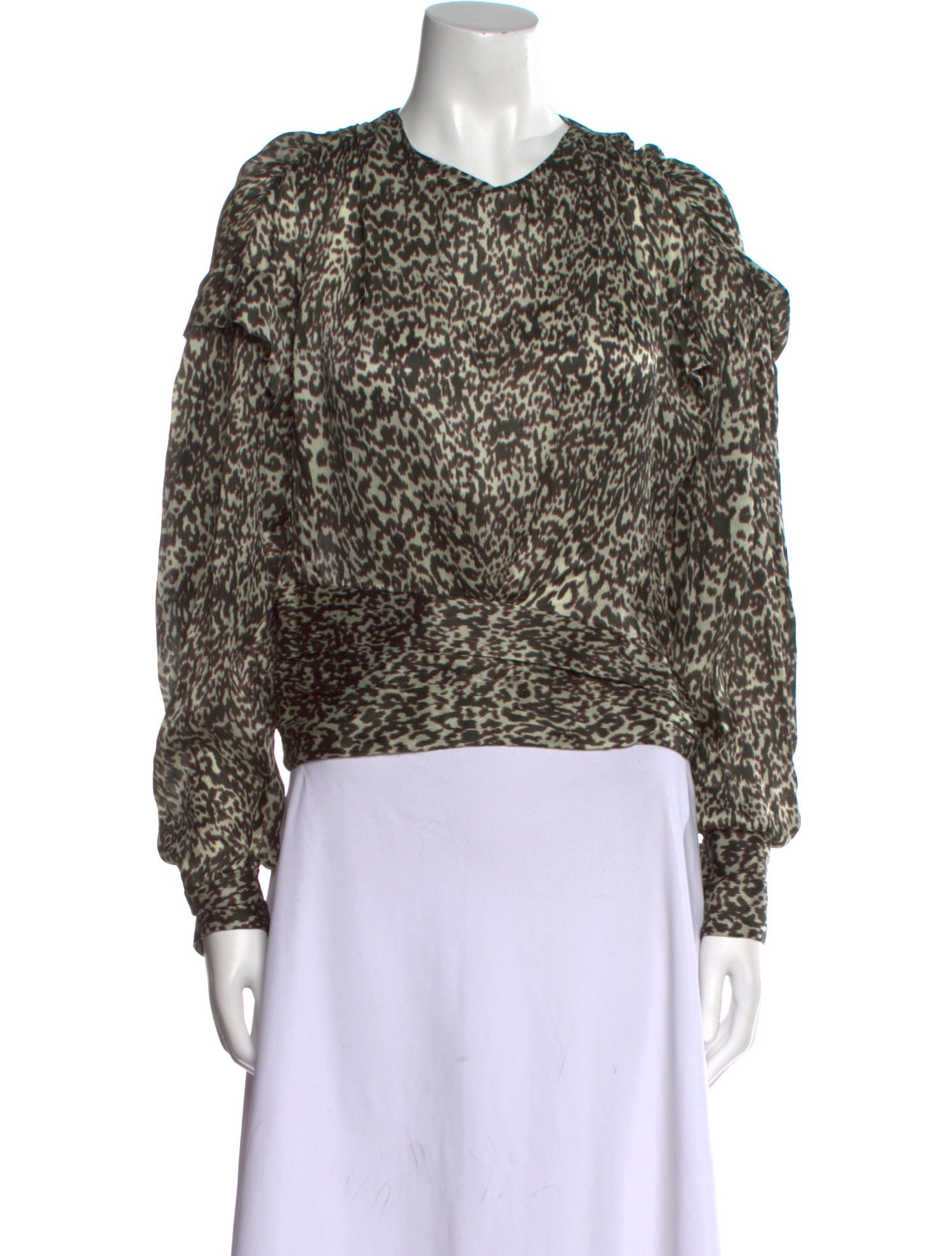 Iro Silk Floral Print Sweatshirt