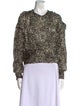 Iro Silk Floral Print Sweatshirt