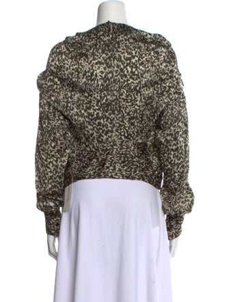 Iro Silk Floral Print Sweatshirt