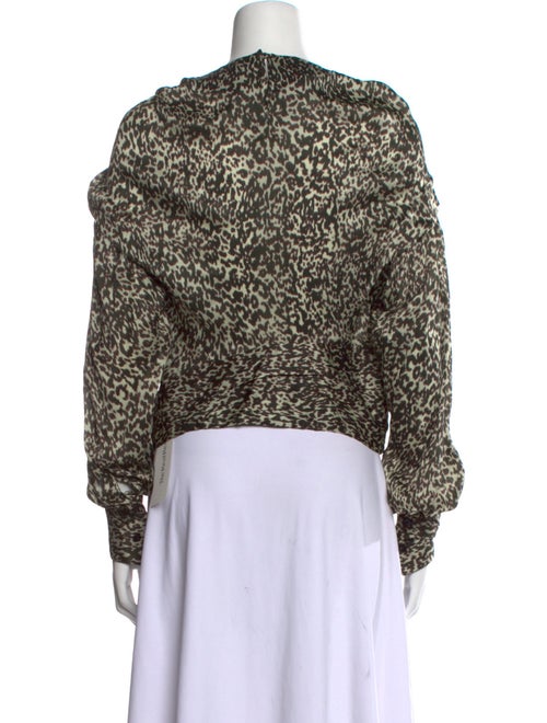 Iro Silk Floral Print Sweatshirt