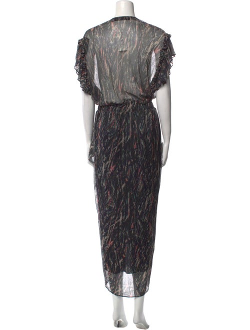 Iro Printed Long Dress