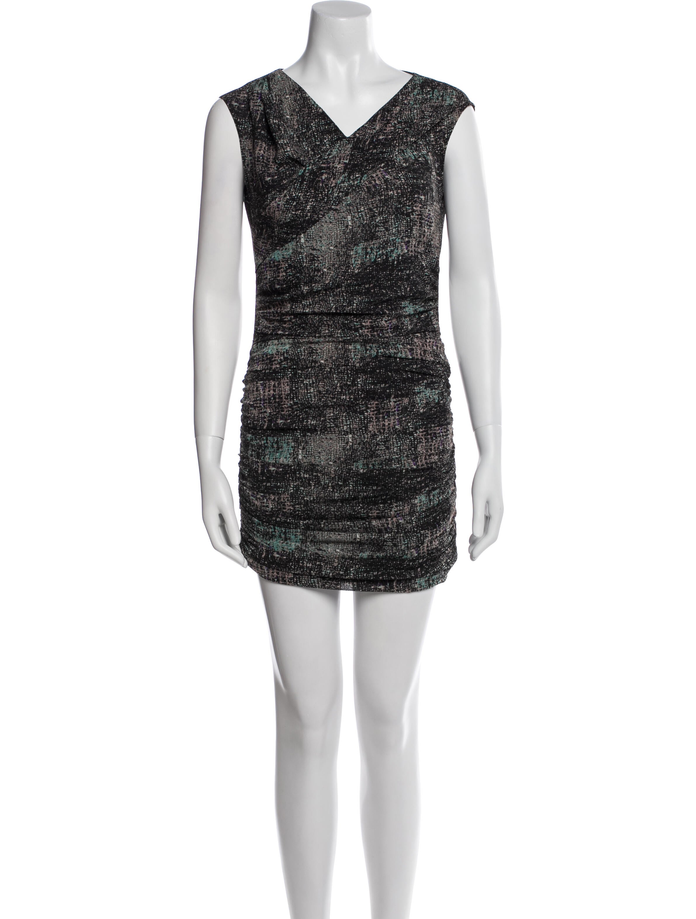 Iro Printed Mini Dress