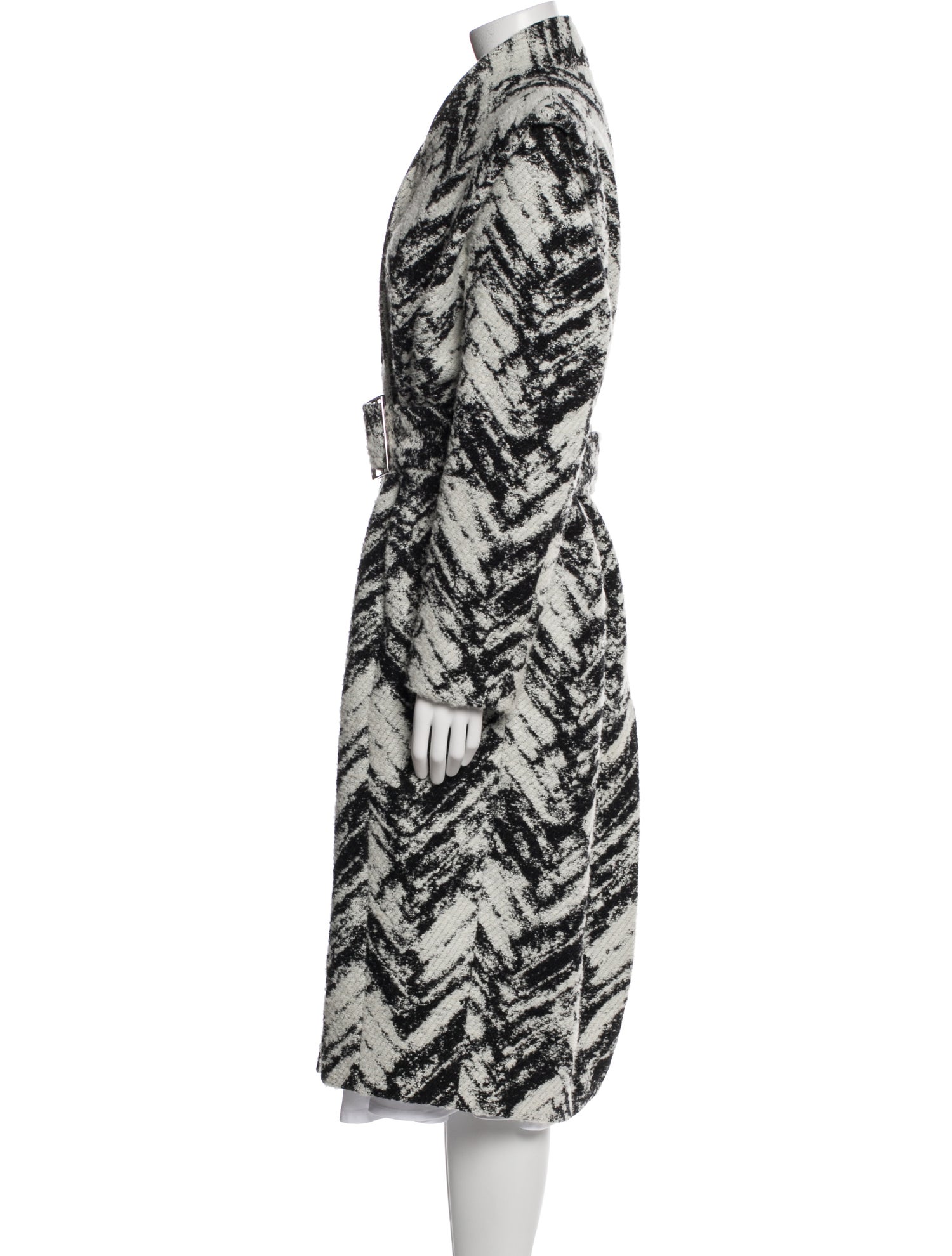 Iro Virgin Wool Printed Coat