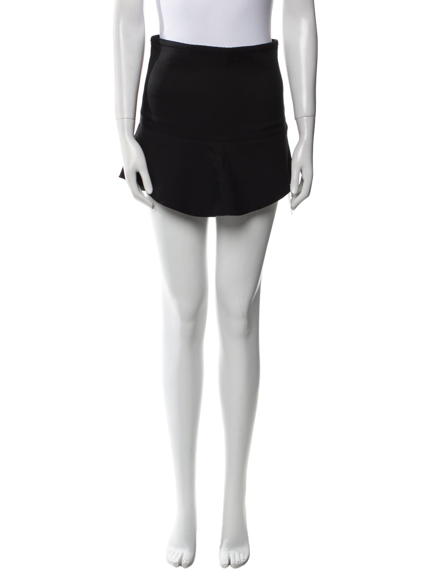 Iro Raw-Edge Trim Mini Skirt