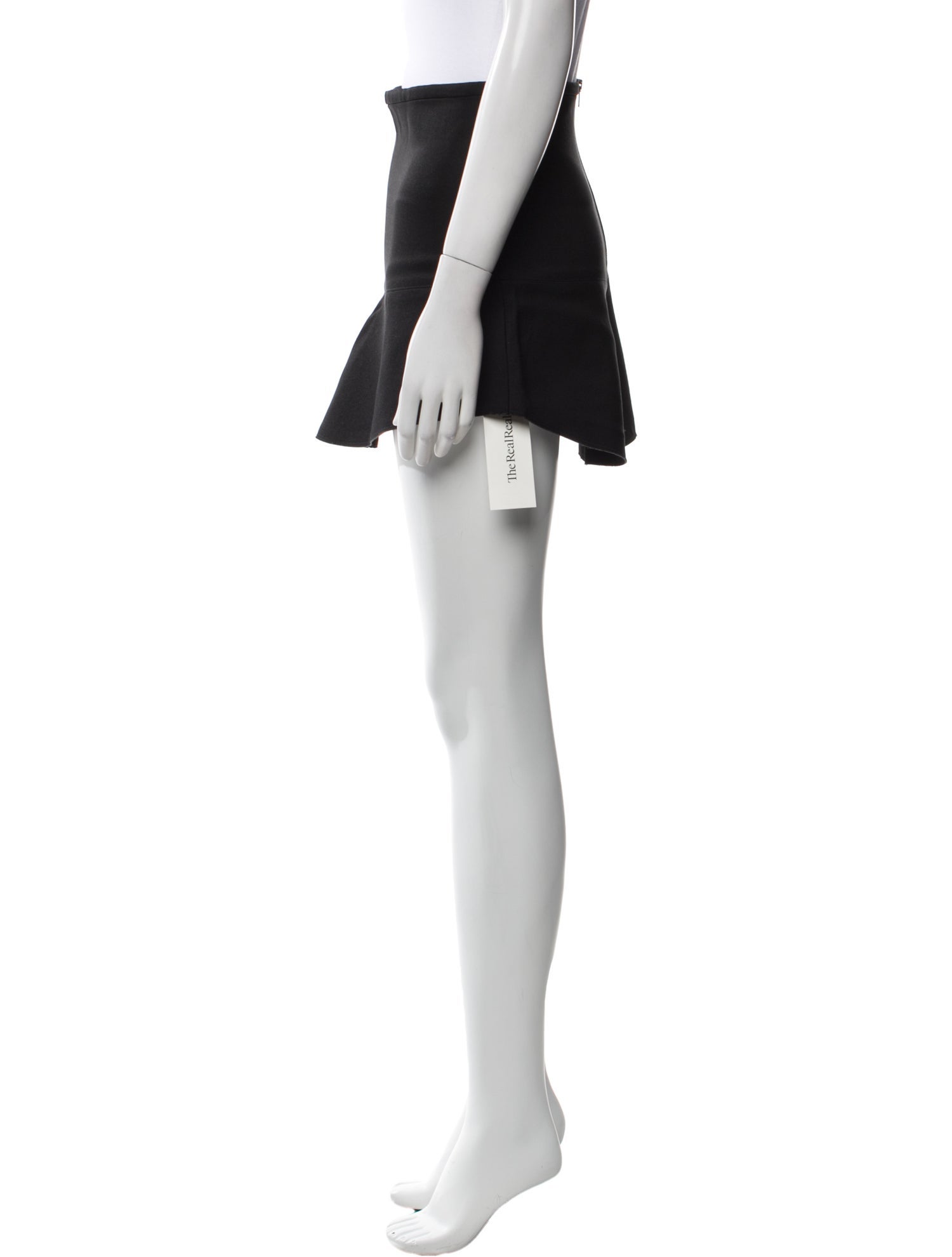 Iro Raw-Edge Trim Mini Skirt