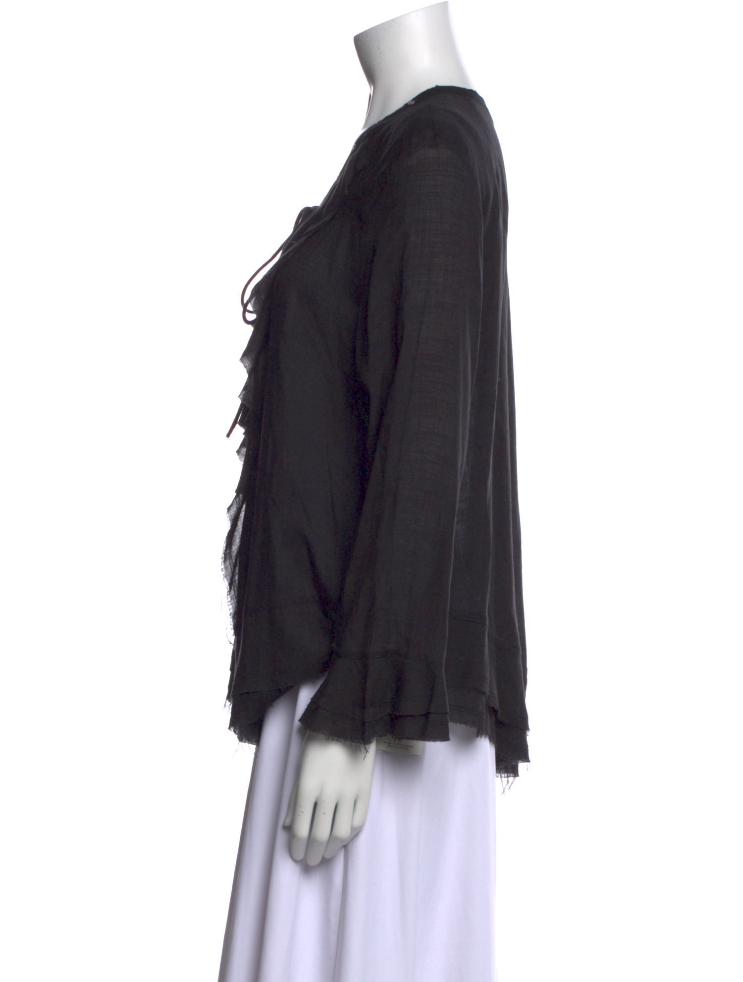 Iro V-Neck Long Sleeve Blouse