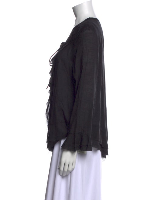 Iro V-Neck Long Sleeve Blouse