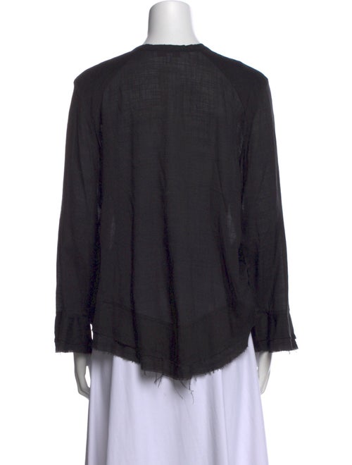 Iro V-Neck Long Sleeve Blouse