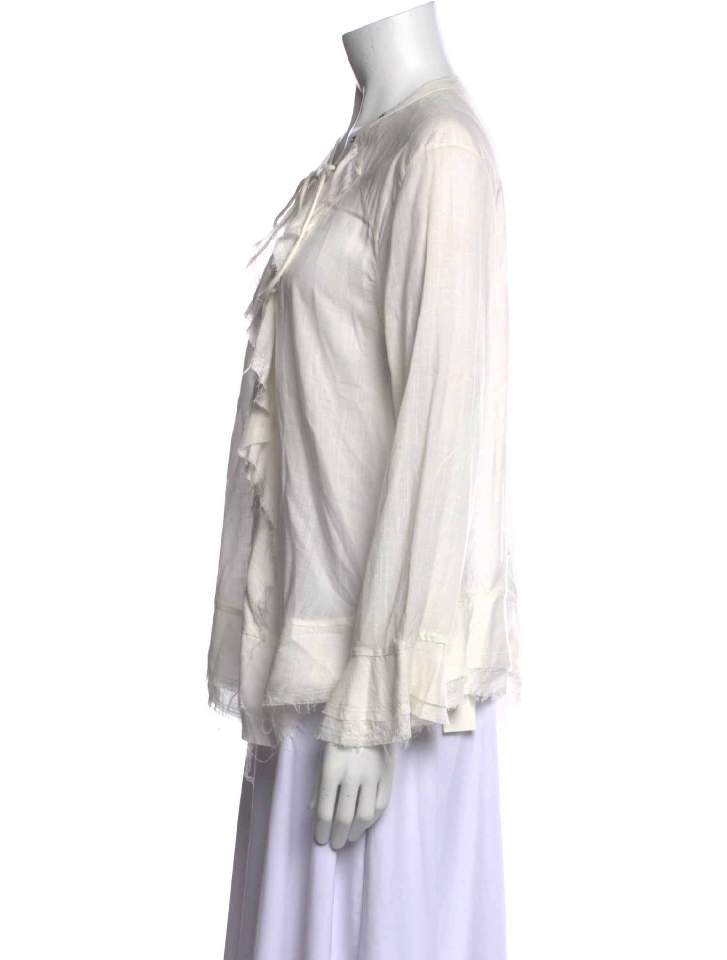 Iro V-Neck Long Sleeve Blouse