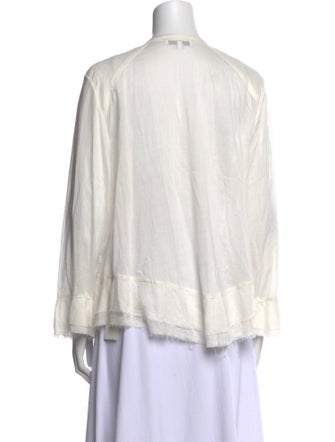 Iro V-Neck Long Sleeve Blouse