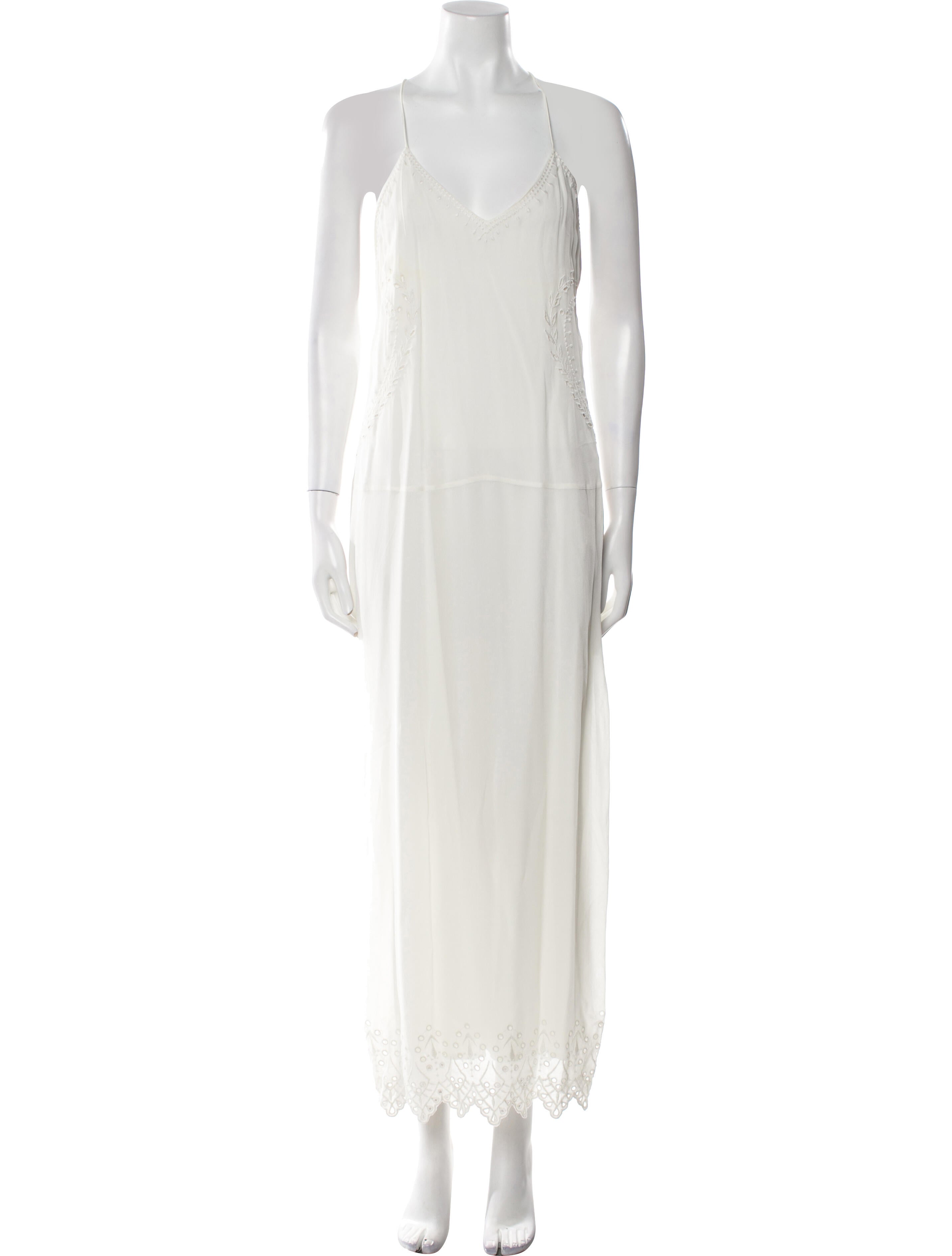 Iro V-Neck Long Dress