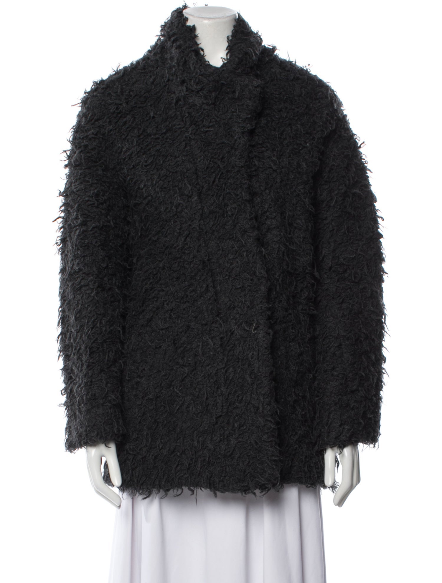 Iro Faux Shearling Faux Fur Coat