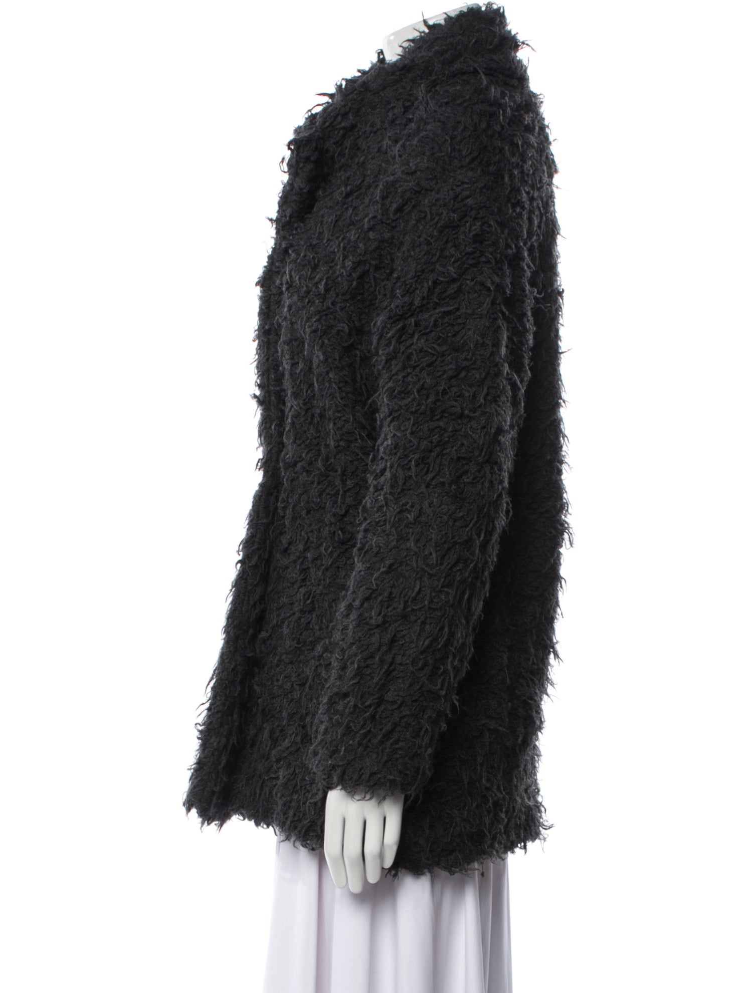 Iro Faux Shearling Faux Fur Coat