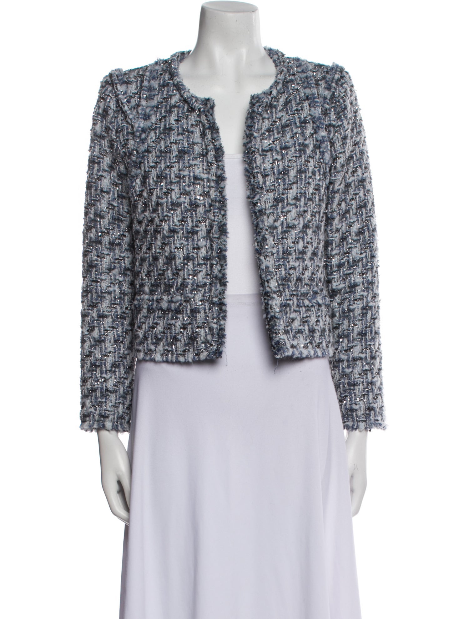 Iro Tweed Pattern Evening Jacket