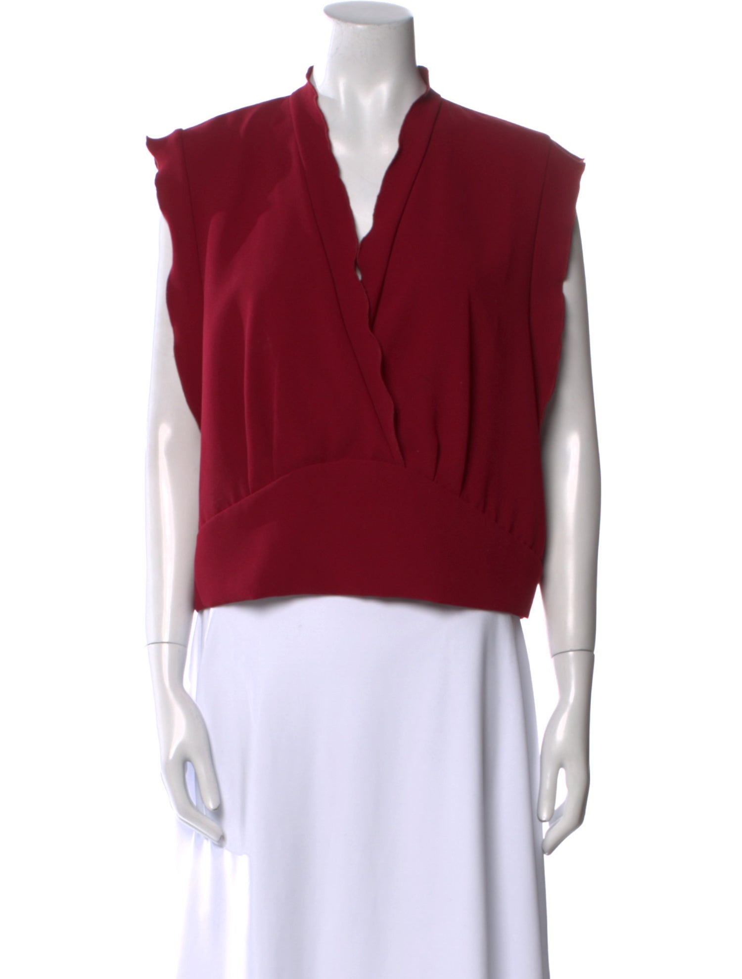 Iro V-Neck Short Sleeve Blouse