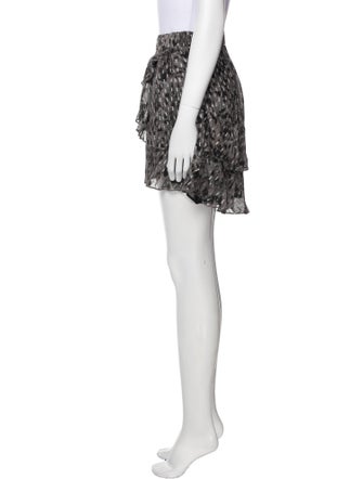Iro Printed Mini Skirt