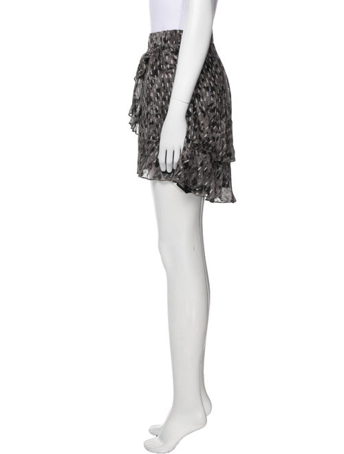 Iro Printed Mini Skirt