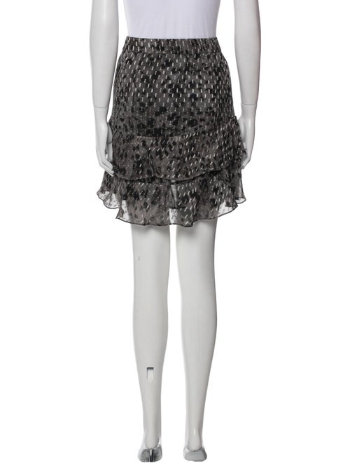 Iro Printed Mini Skirt