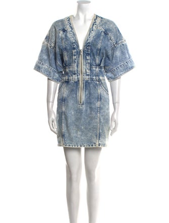 Iro Printed Mini Dress