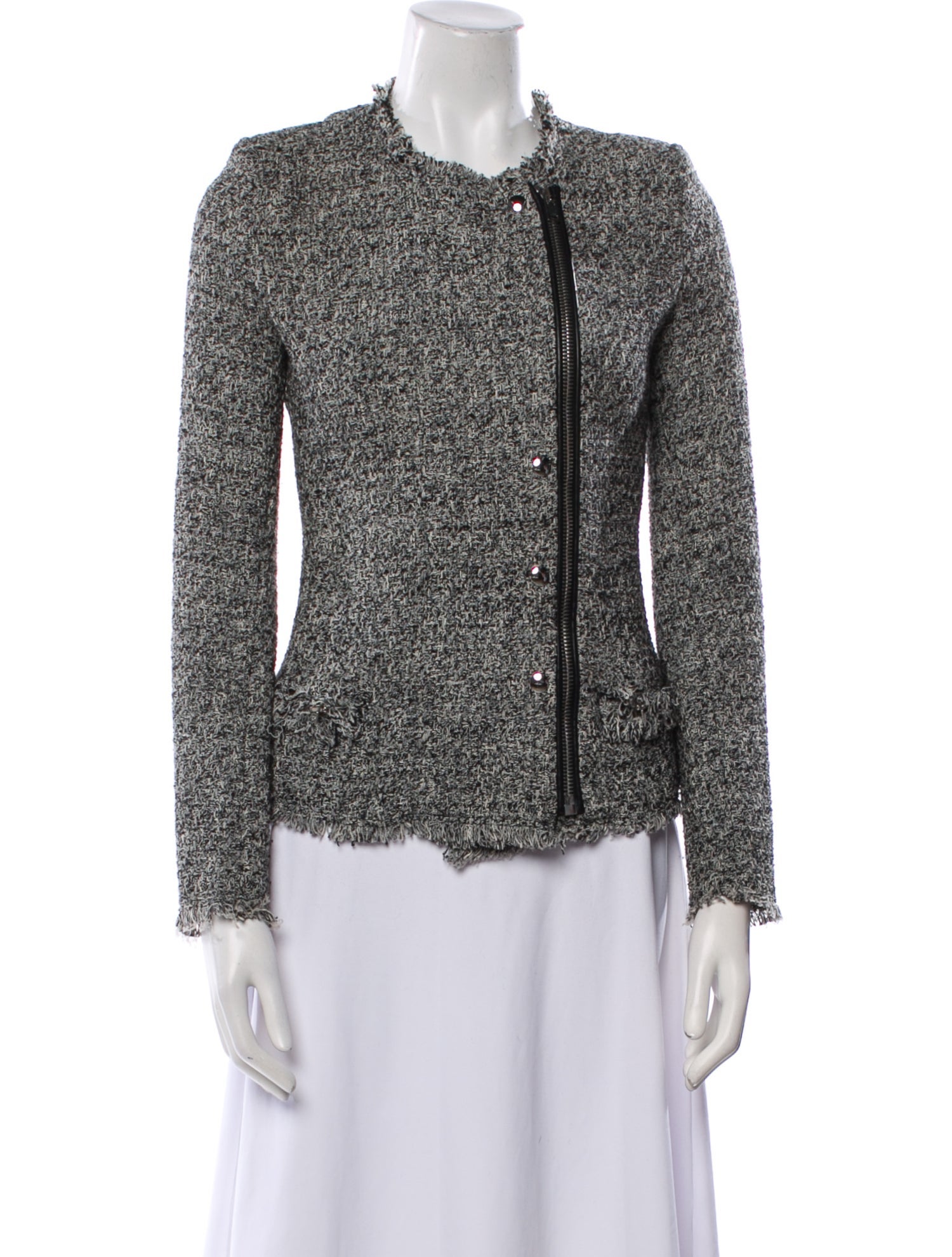 Iro Tweed Pattern Evening Jacket