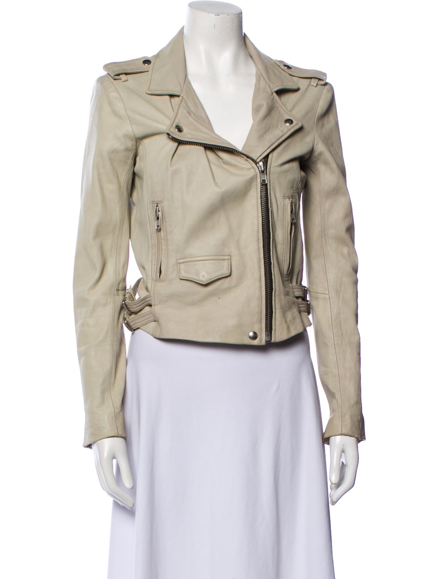 Iro Lamb Leather Biker Jacket