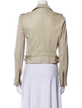 Iro Lamb Leather Biker Jacket