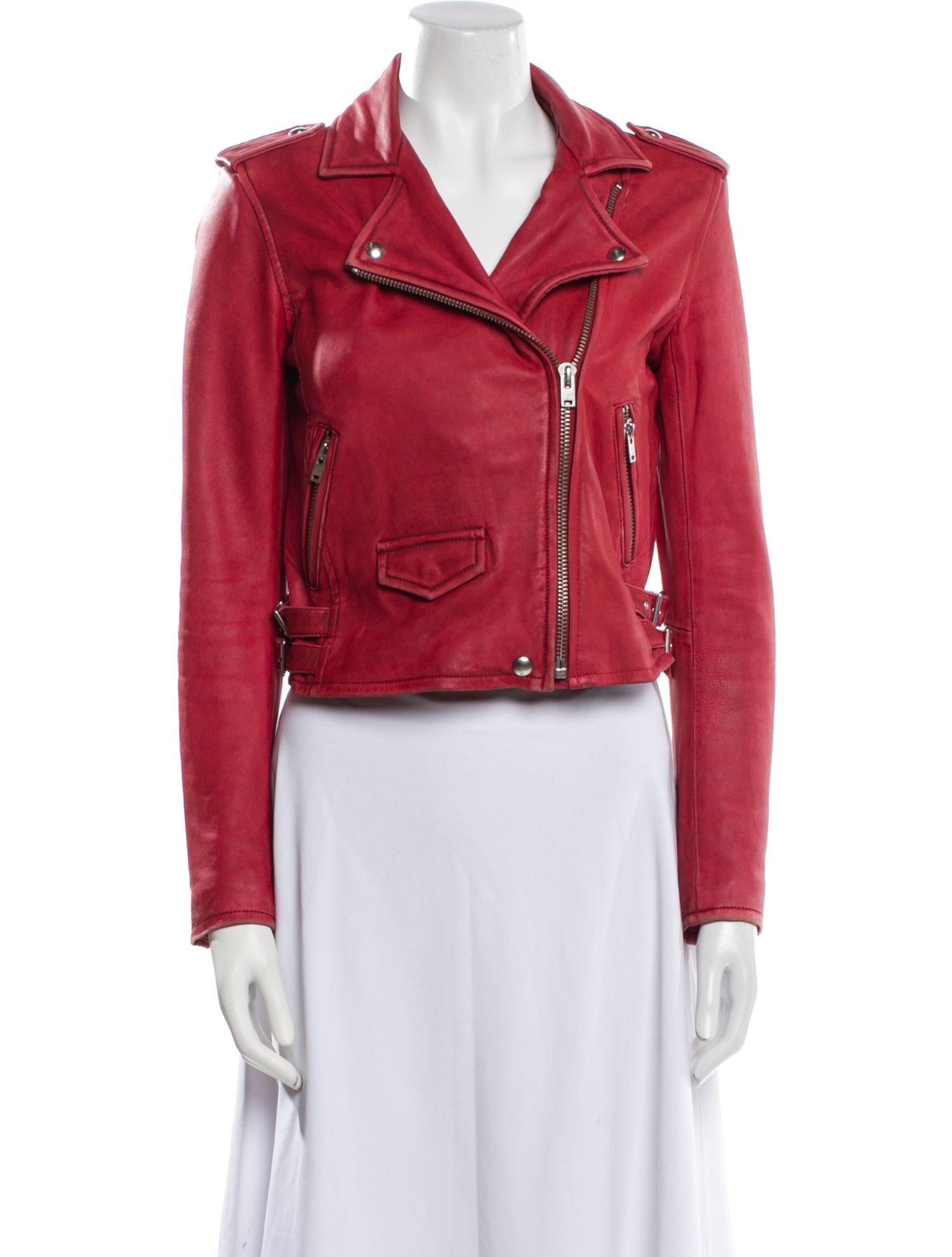 Iro Lamb Leather Biker Jacket