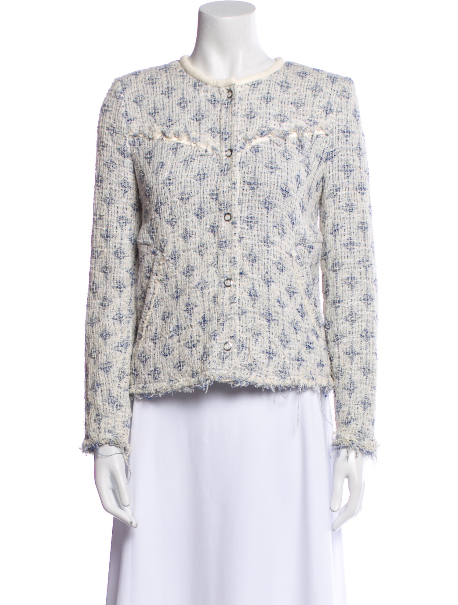 Iro Tweed Pattern Evening Jacket