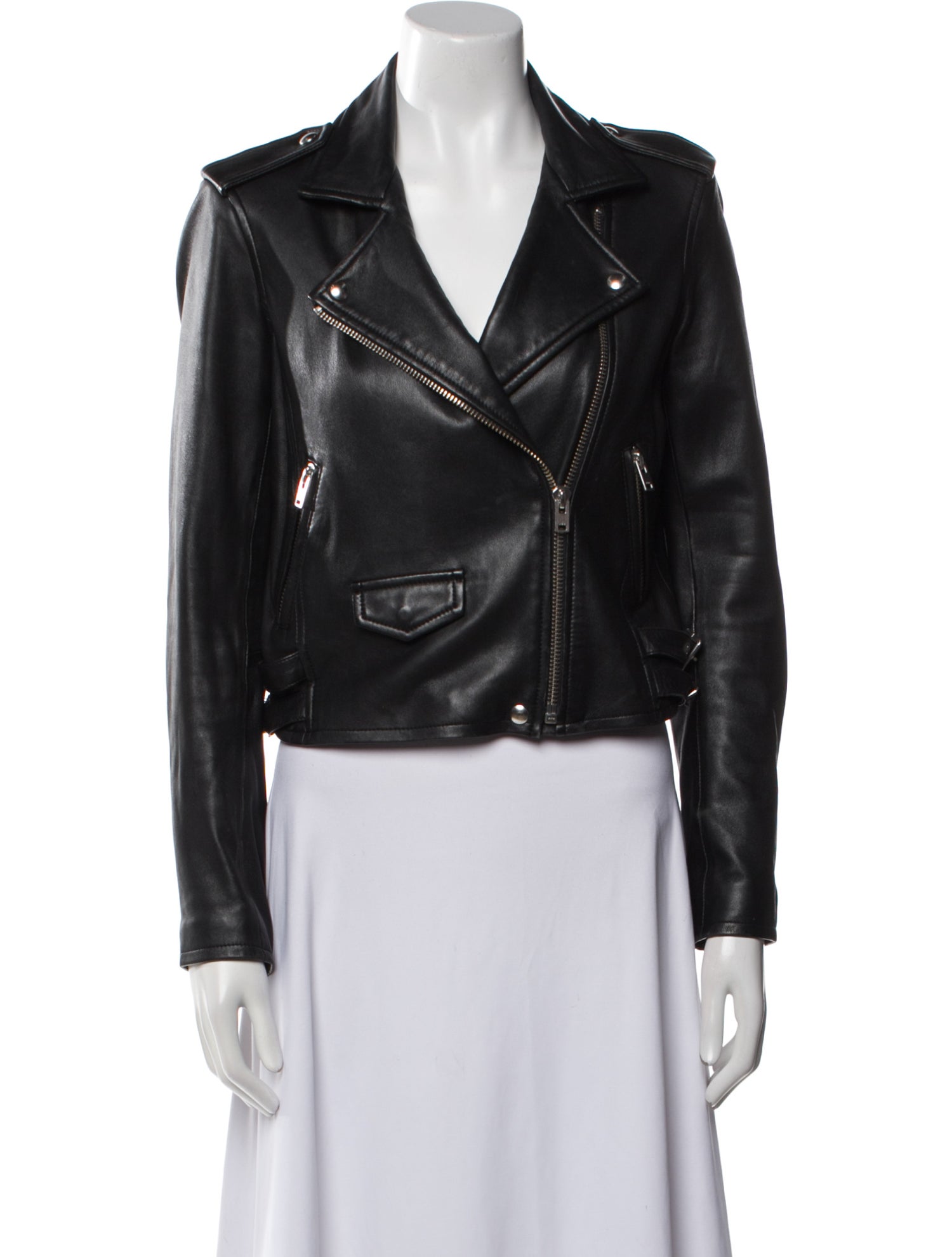 Iro Lamb Leather Biker Jacket