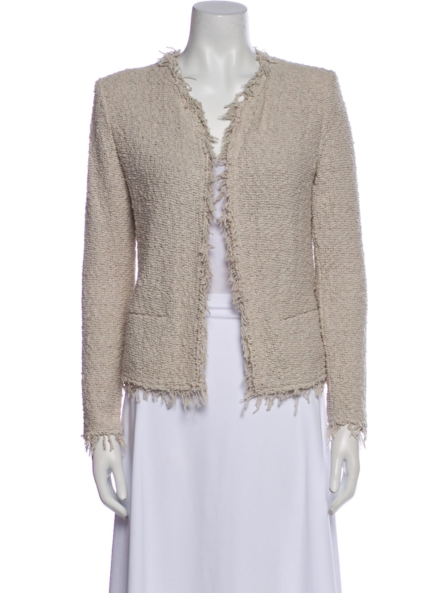 Iro Tweed Pattern Evening Jacket