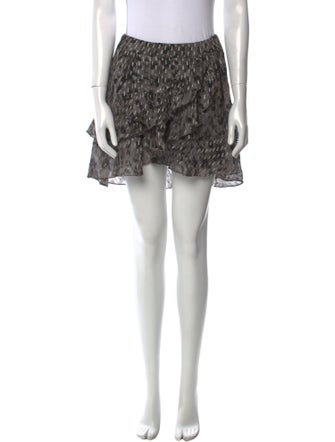 Iro Ruffle Embellishment Mini Skirt