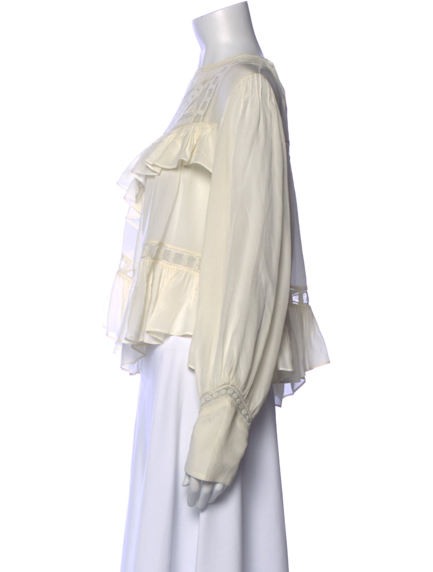 Iro Silk Bateau Neckline Blouse w/ Tags