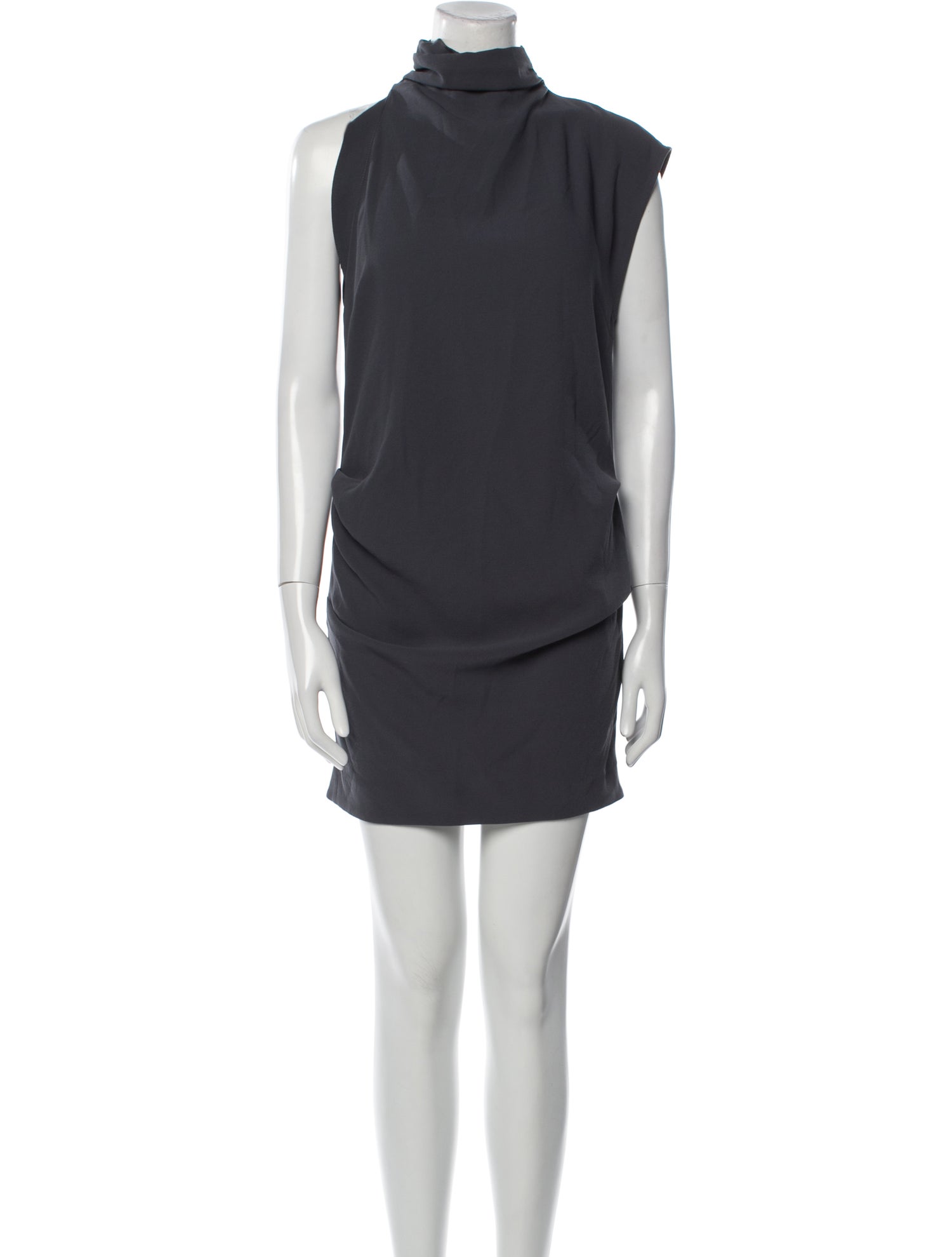 Iro Mock Neck Mini Dress
