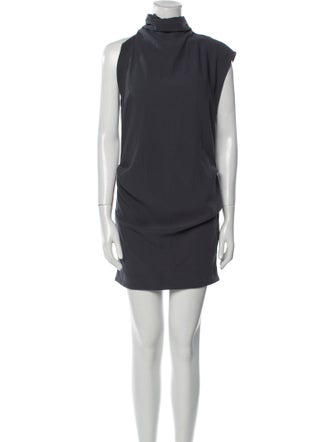 Iro Mock Neck Mini Dress