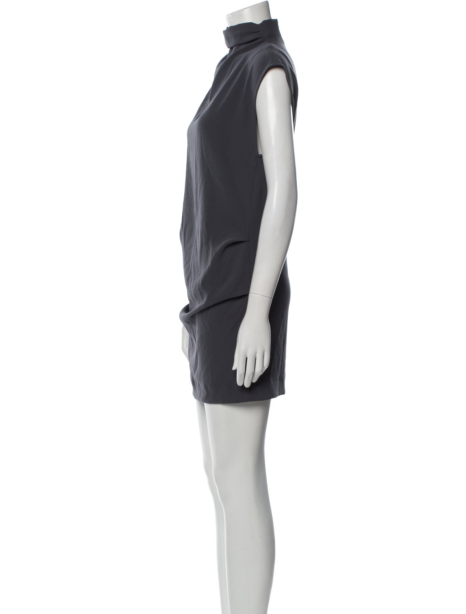 Iro Mock Neck Mini Dress