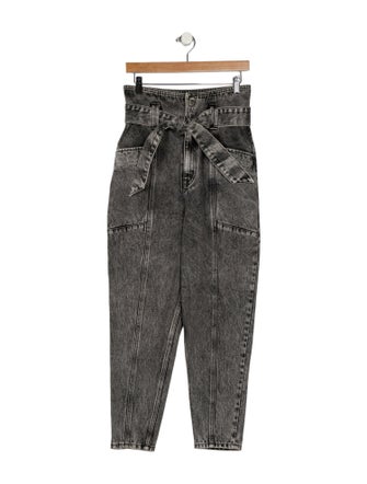 Iro High-Rise Straight Leg Jeans