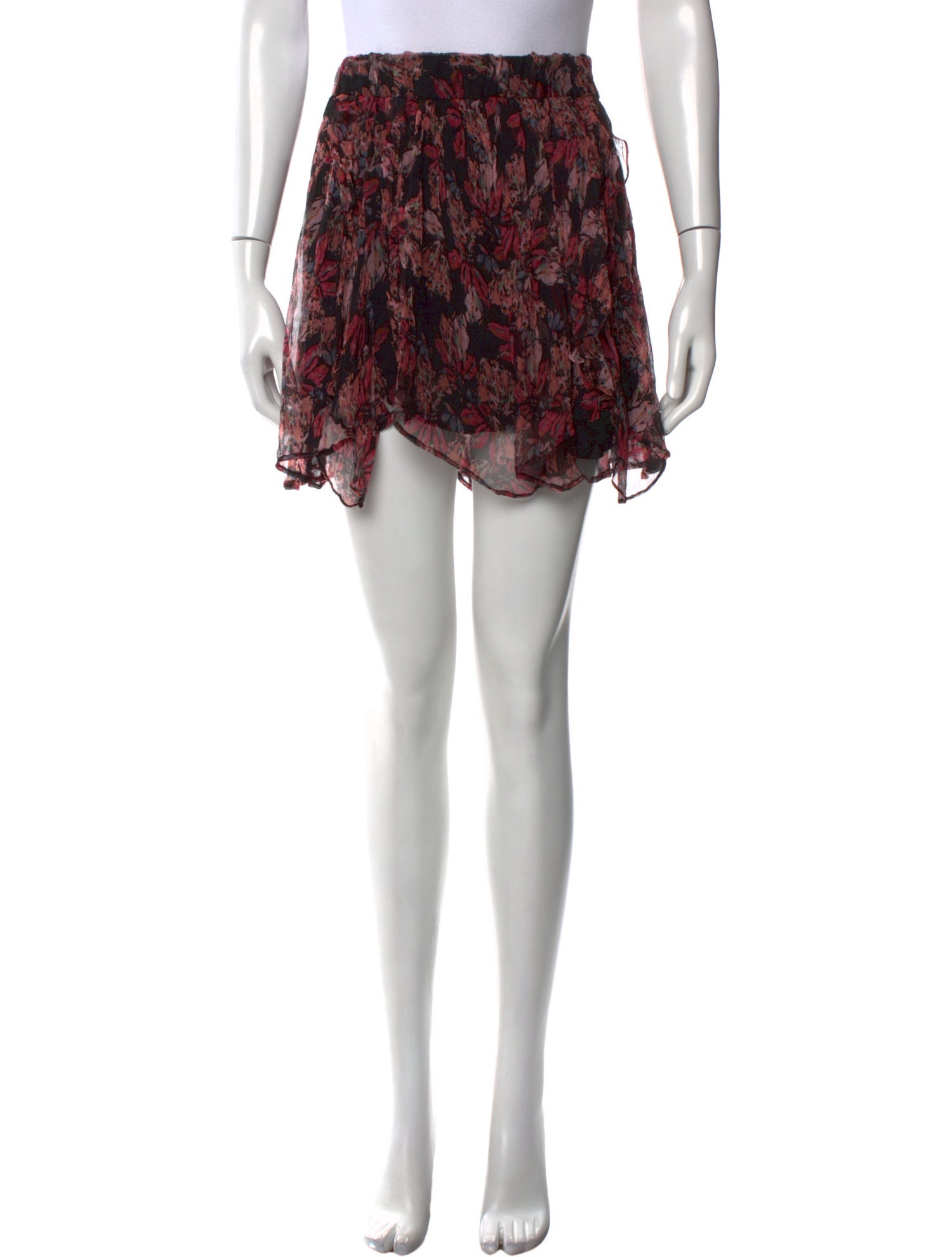 Iro Printed Mini Shorts