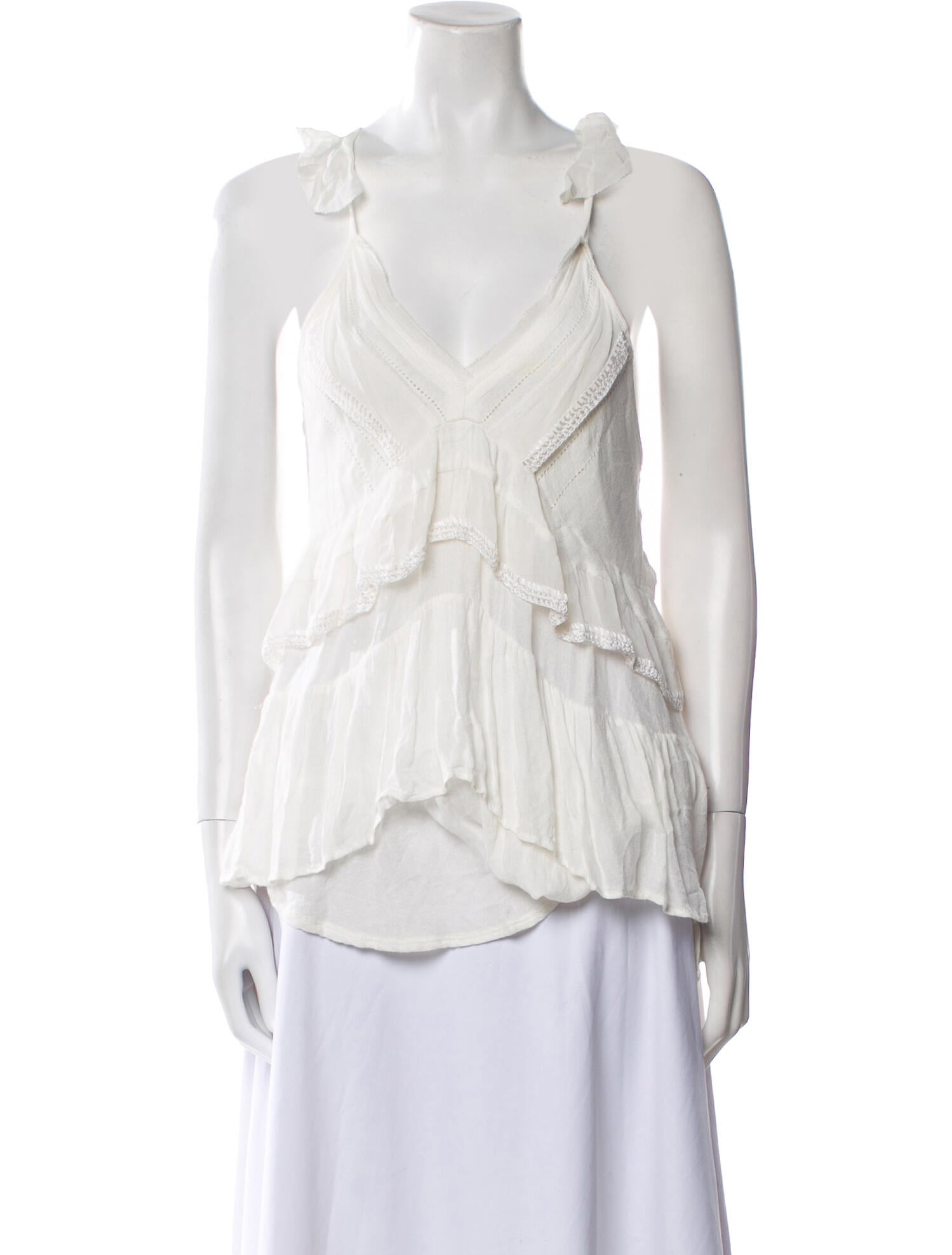 Iro V-Neck Sleeveless Blouse