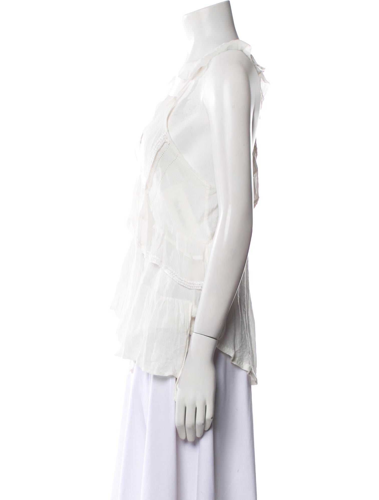 Iro V-Neck Sleeveless Blouse