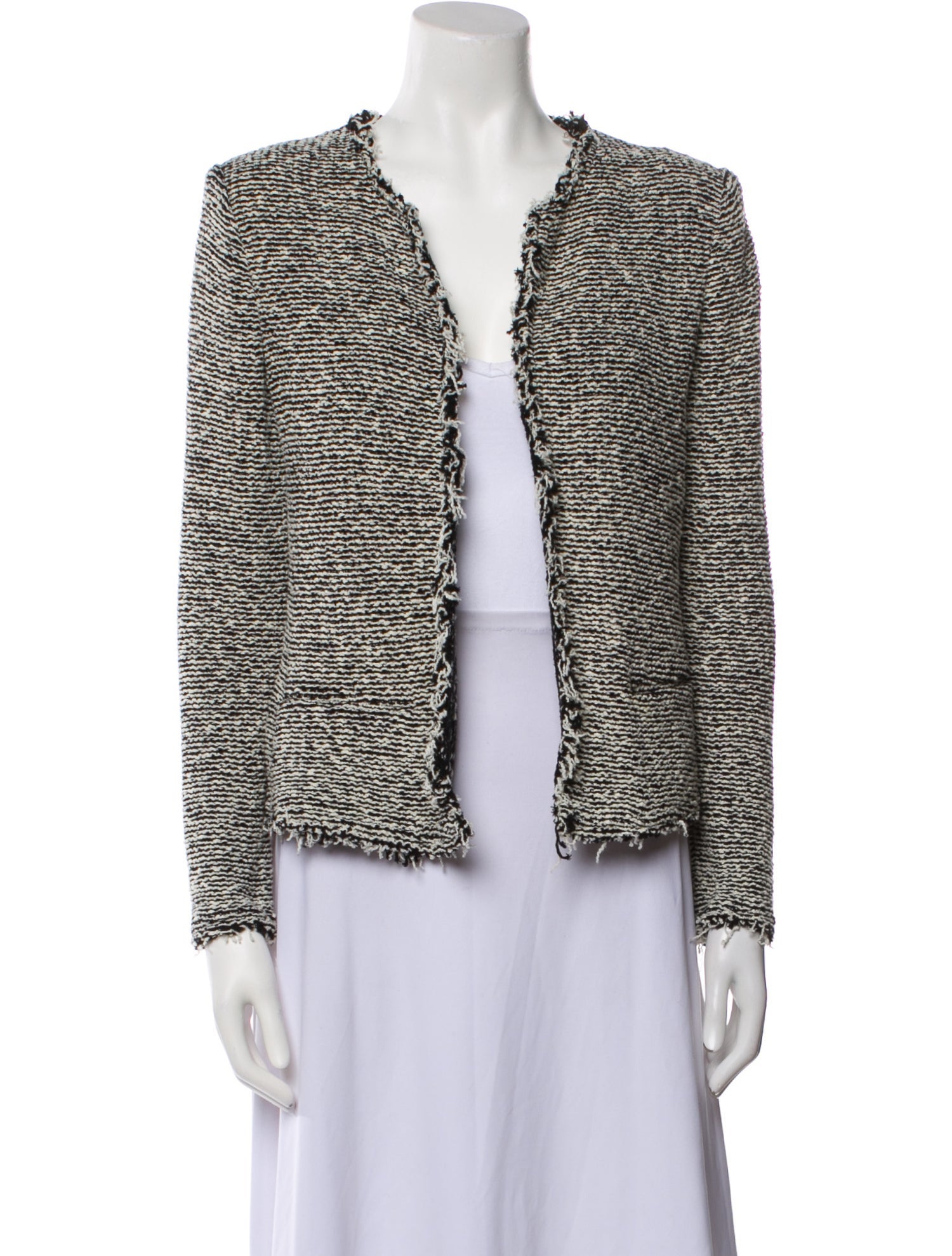 Iro Tweed Pattern Evening Jacket
