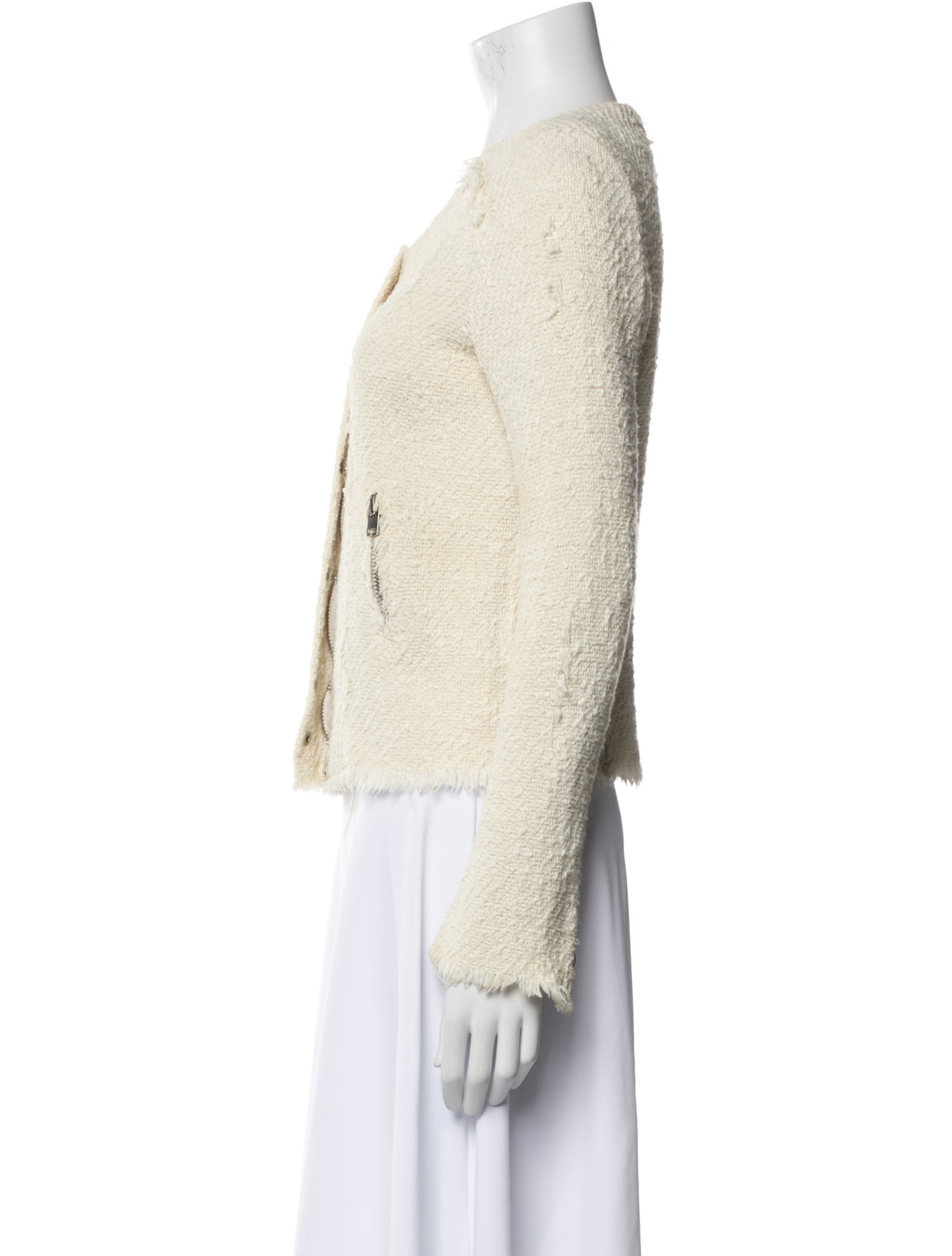 Iro Tweed Pattern Evening Jacket