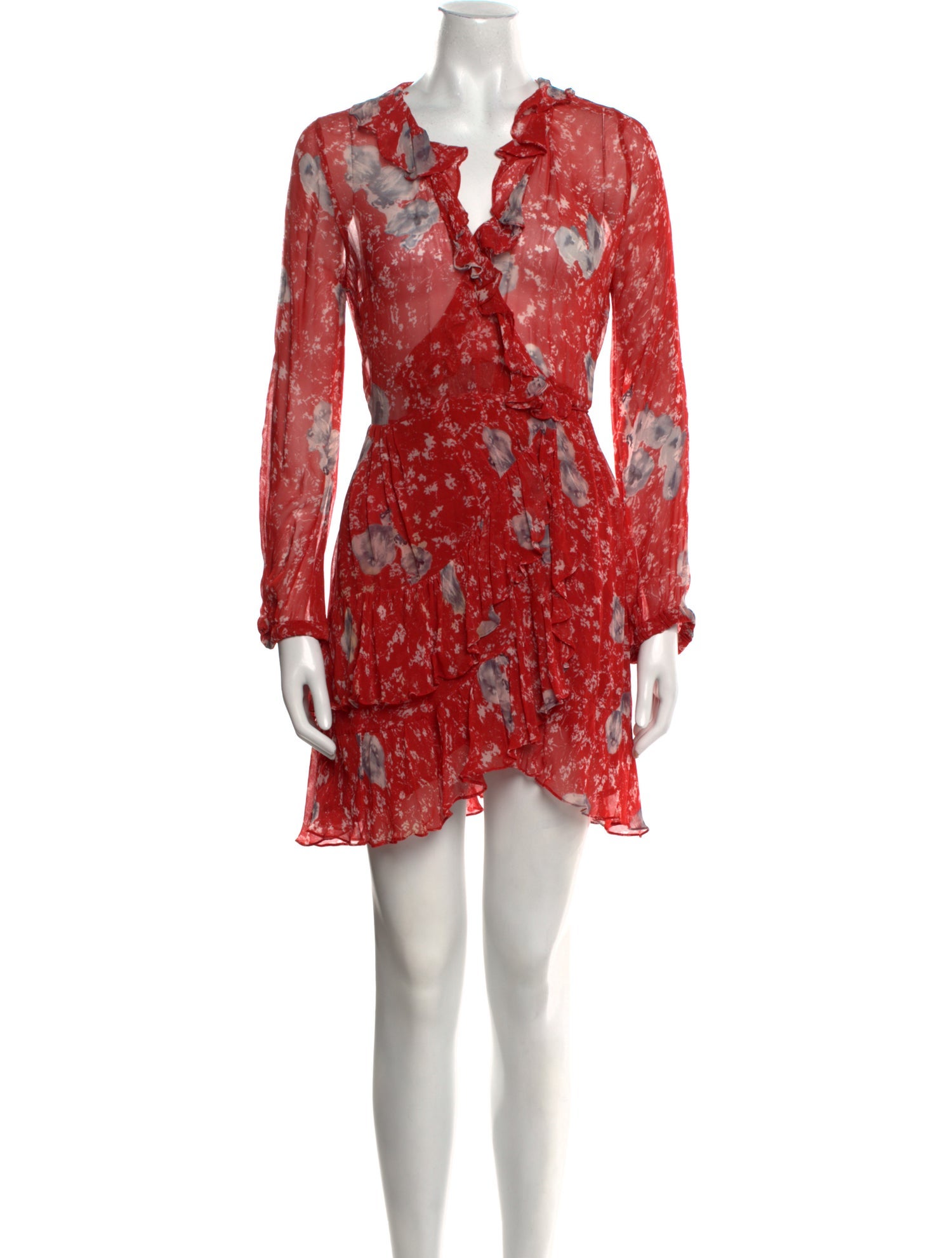 Iro Floral Print Mini Dress