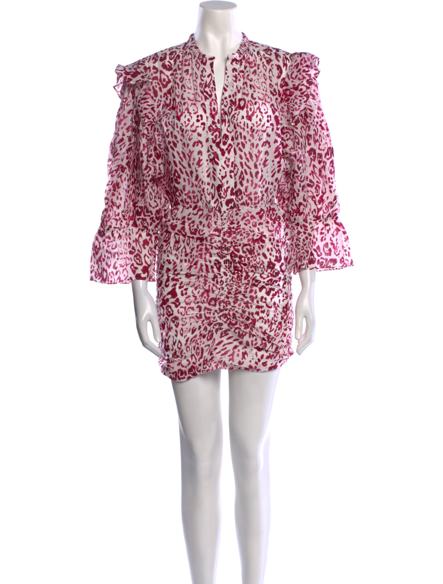 Iro Printed Mini Dress w/ Tags