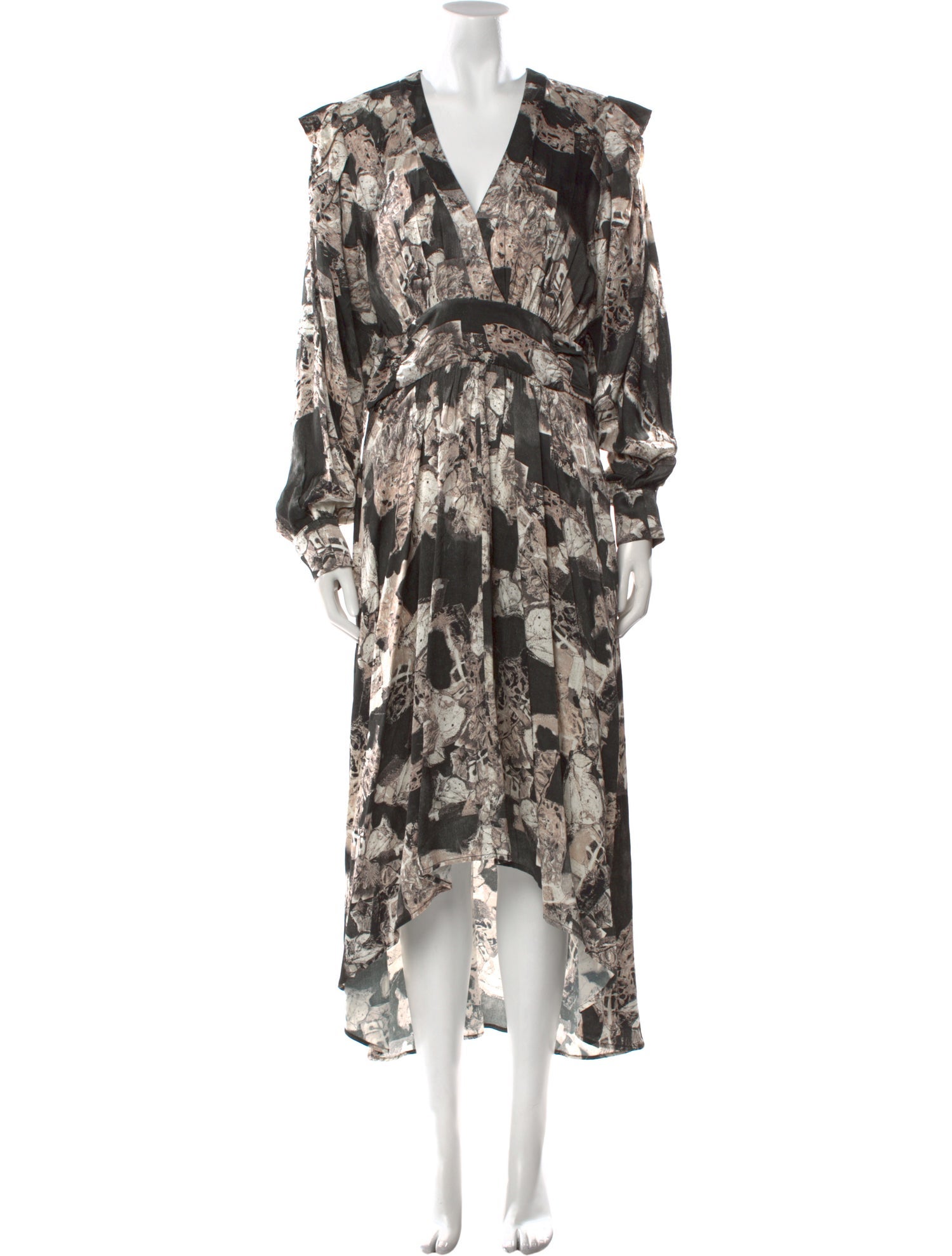 Iro Printed Midi Length Dress