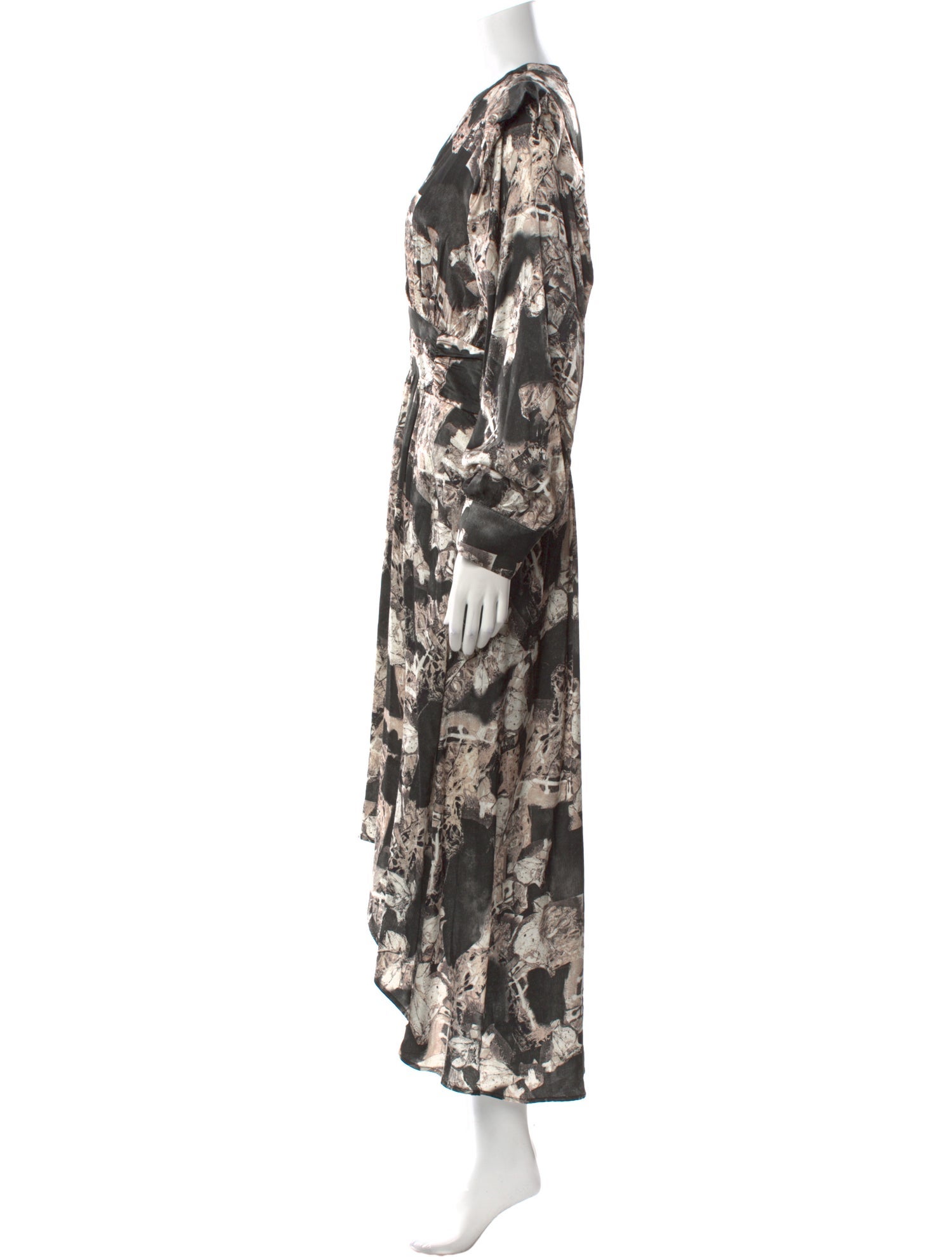 Iro Printed Midi Length Dress